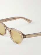 SAINT LAURENT - SL 946 Round-Frame Recycled Acetate Sunglasses - Brown