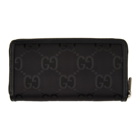 Gucci Black Off The Grid GG Zip-Around Wallet