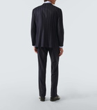 Kiton Chalk stripe wool and cashmere suit