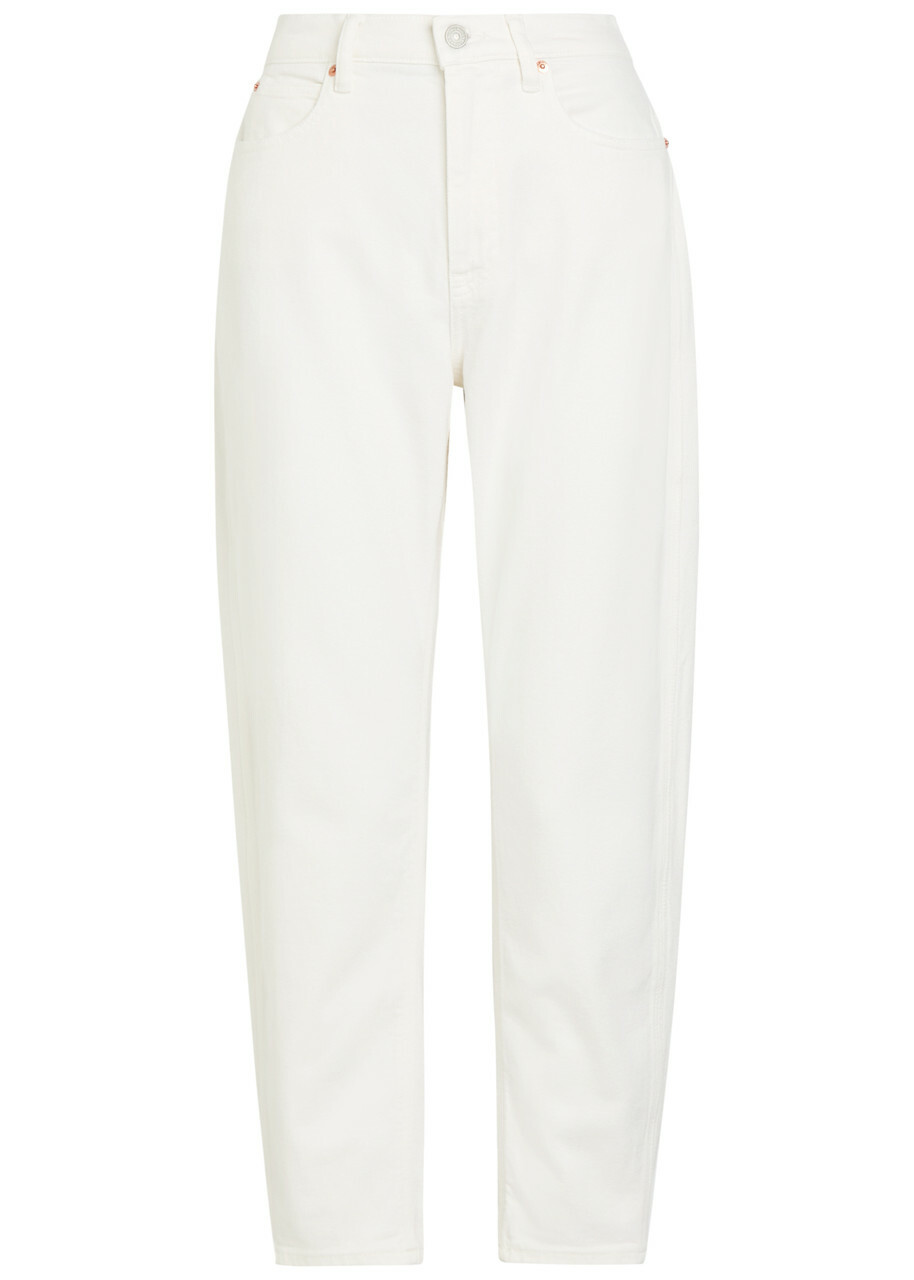Polo Ralph Lauren Curved Tapered-leg Jeans White
