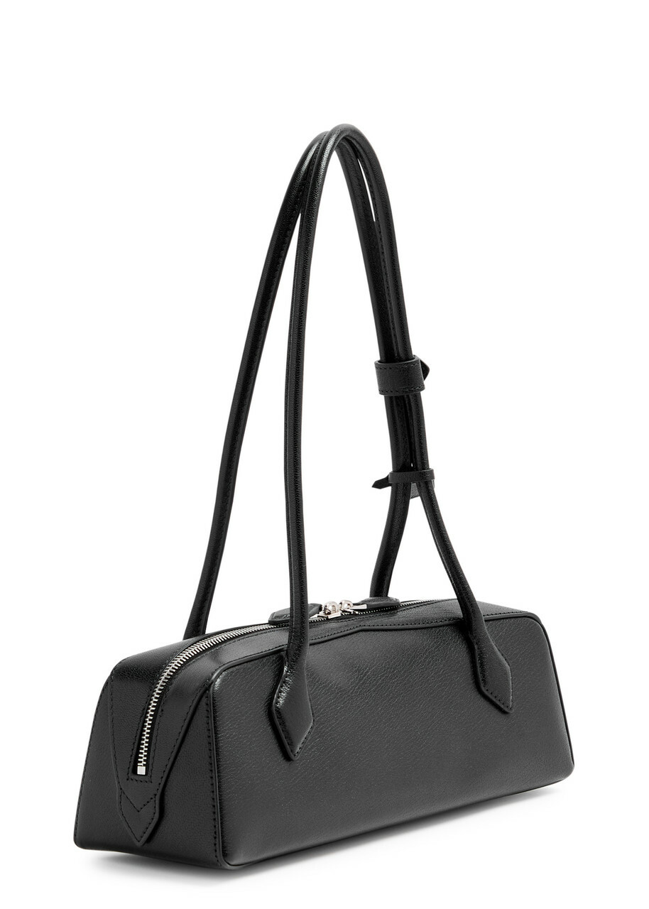 Alaïa Le Teckel Medium Grained Leather Shoulder bag - Black - One Size