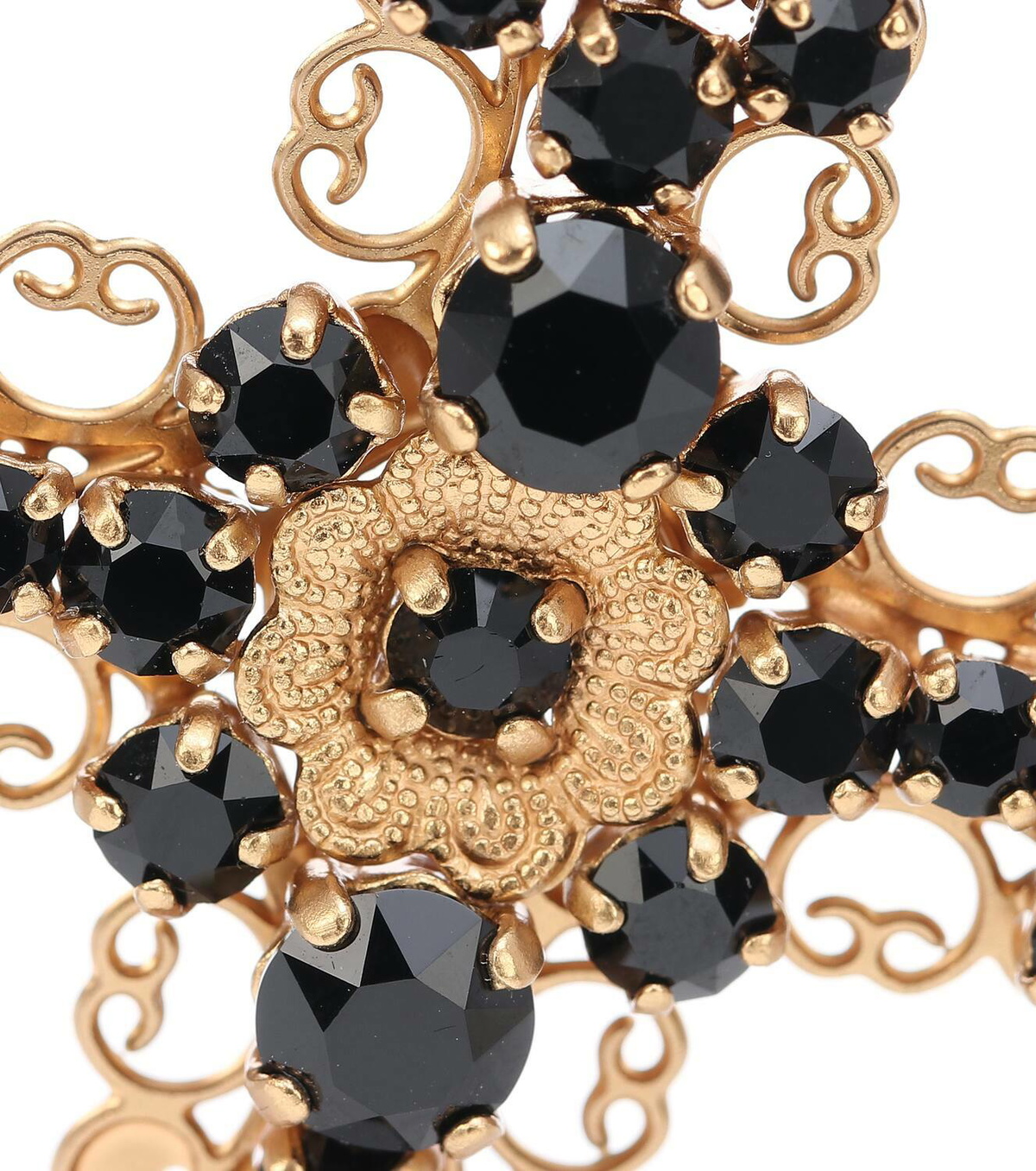 Dolce&Gabbana Crystal clip-on earrings