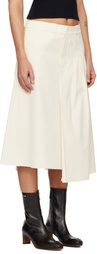 OUR LEGACY Off-White Origami Midi Skirt