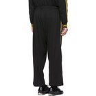 McQ Alexander McQueen Black and Yellow Side Stripe Lounge Pants