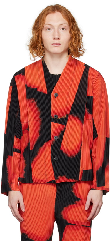 Photo: Homme Plissé Issey Miyake Red Lantern Jacket