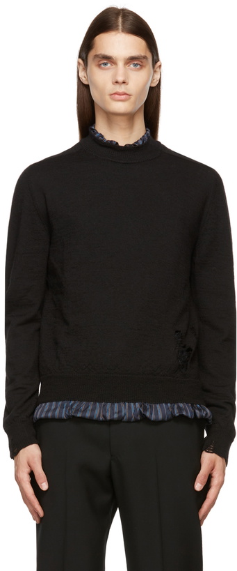 Photo: Maison Margiela Black Anonymity Of The Lining Sweater