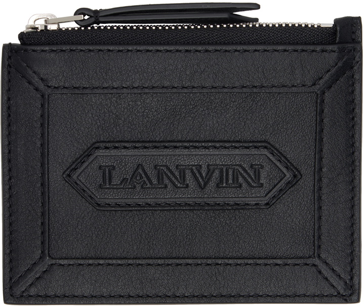 Photo: Lanvin Black Zipped Card Holder