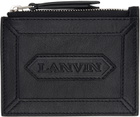 Lanvin Black Zipped Card Holder