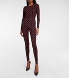 Marine Serre - Moon jersey bodysuit