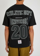 Aape Mesh Varsity Cotton T-shirt Black