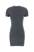 T by Alexander Wang Dark Grey Stretch Polyester Mini Dress