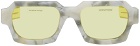 A-COLD-WALL* Retrosuperfuture Edition Off-White & Yellow Caro Sunglasses