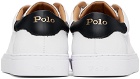 Polo Ralph Lauren White & Black Jermain II Sneakers