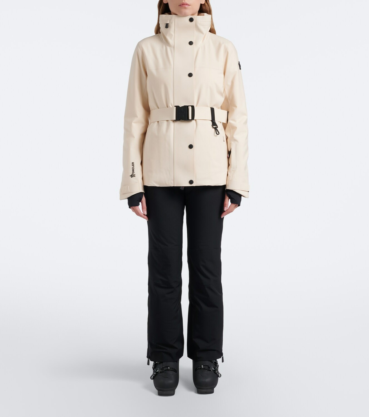 Moncler Grenoble Hainets belted ski jacket