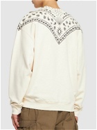 MARCELO BURLON COUNTY OF MILAN - Bandanna Print Loose Cotton Sweatshirt