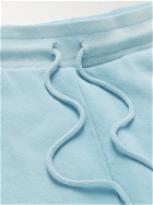 JOHN ELLIOTT - Exposure Loopback Cotton-Jersey Drawstring Shorts - Blue