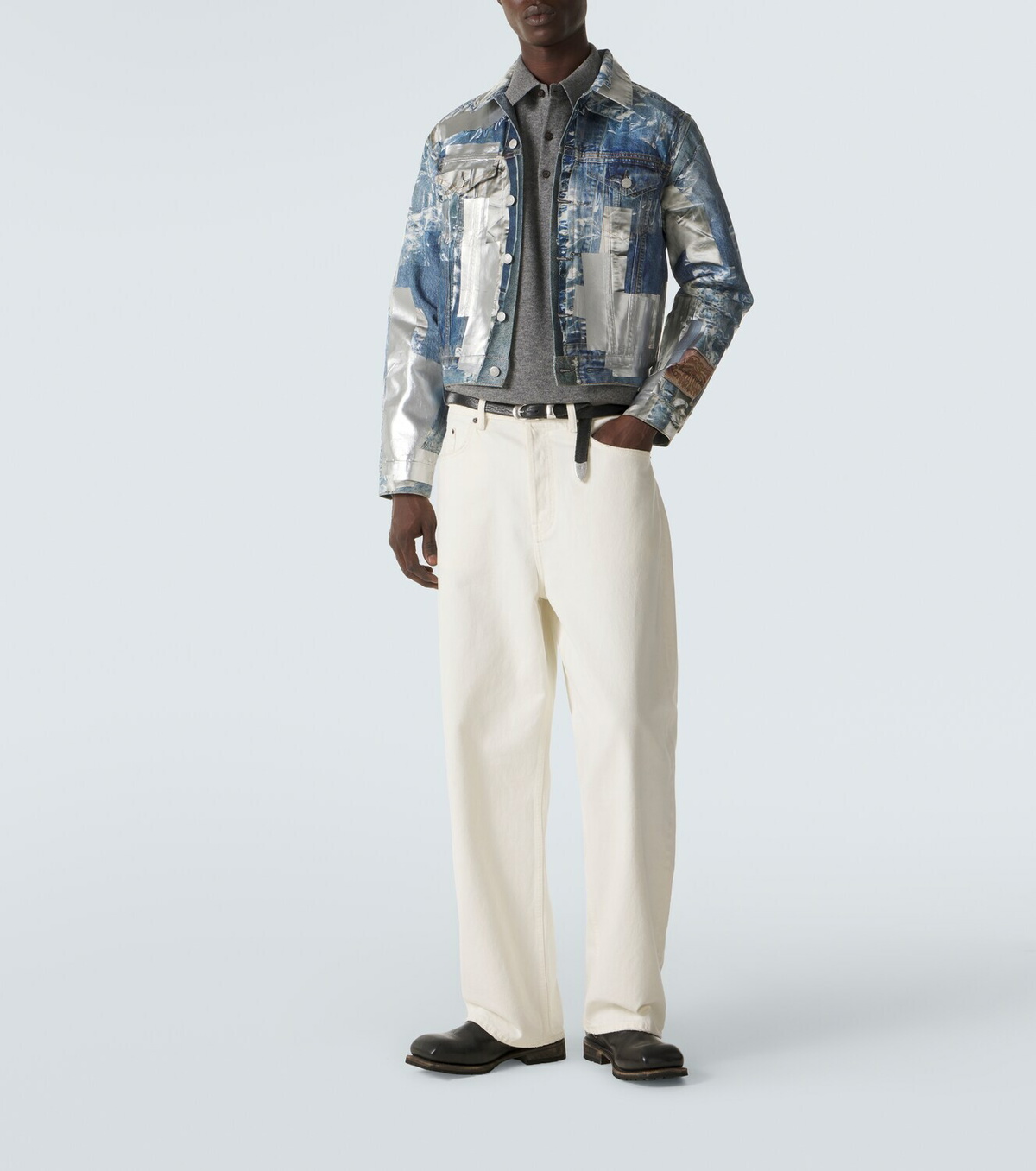 Acne Studios Printed denim jacket