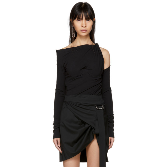 alexander wang twisted t shirt bustier dress