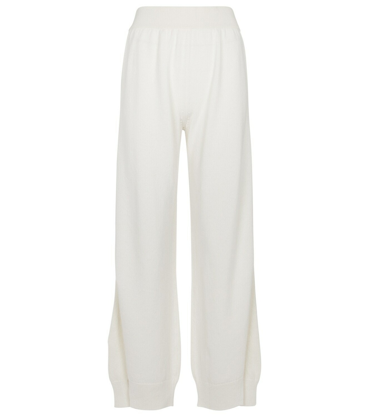 Barrie High-rise cashmere wide-leg pants