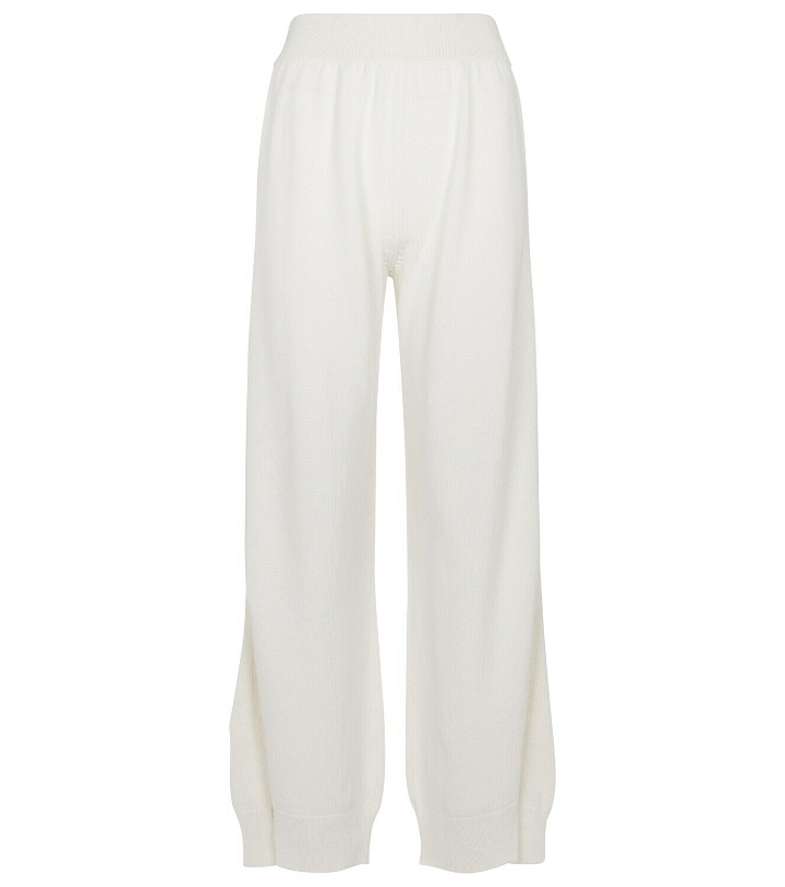 Photo: Barrie High-rise cashmere wide-leg pants