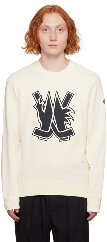 Photo: Moncler Off-White Hockey Sweatshirt