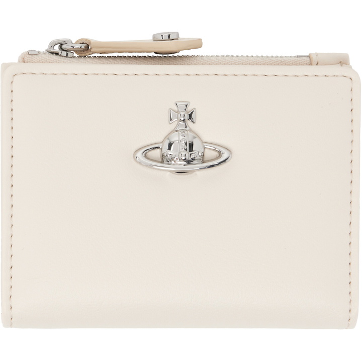Photo: Vivienne Westwood Off-White Slim Flap Card Holder