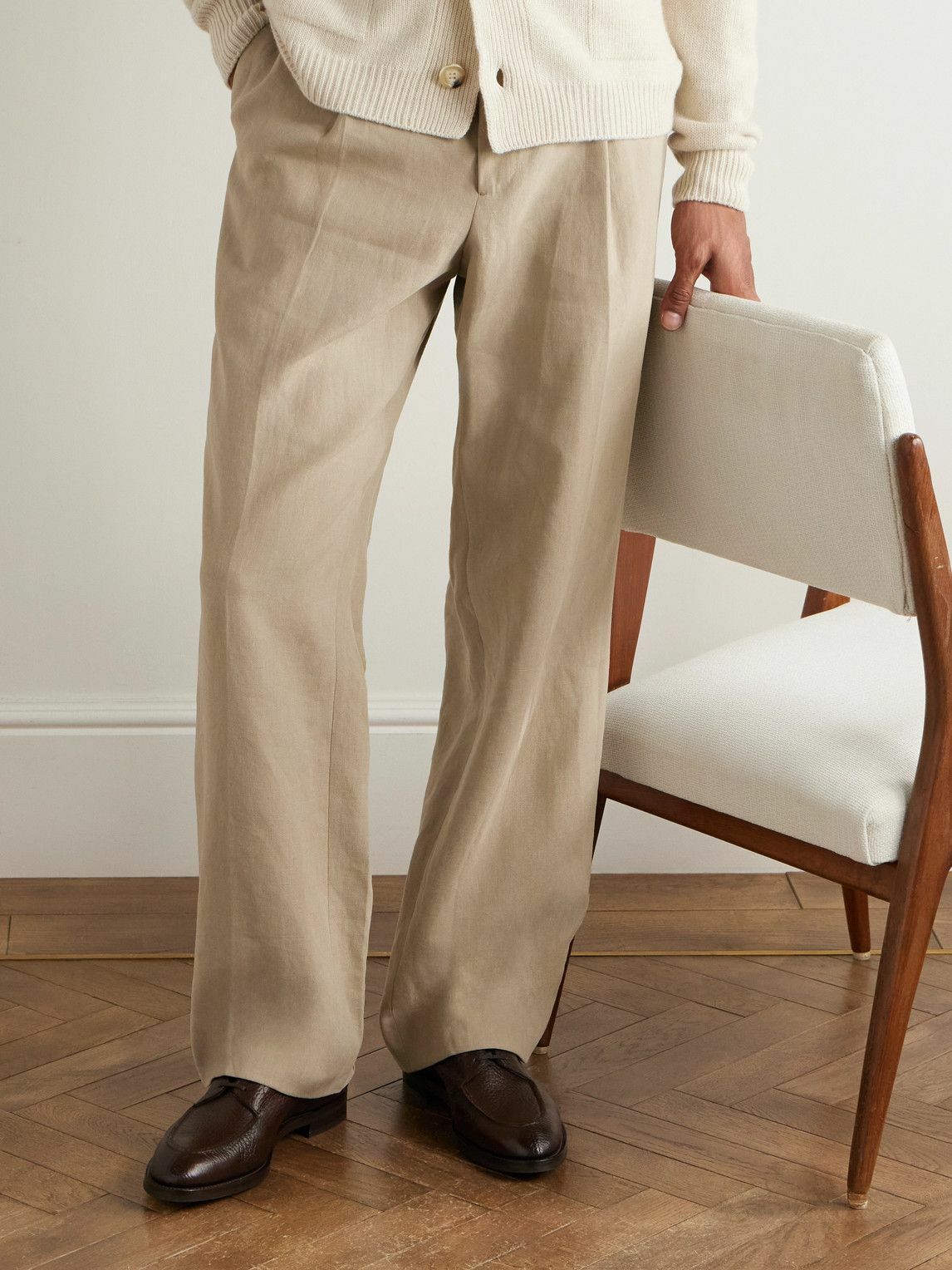 Edward Green - Dover Full-Grain Leather Derby Shoes - Brown