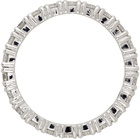 Hatton Labs Silver & White Eternity Ring