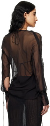 Christopher Esber Black Floating Shirt