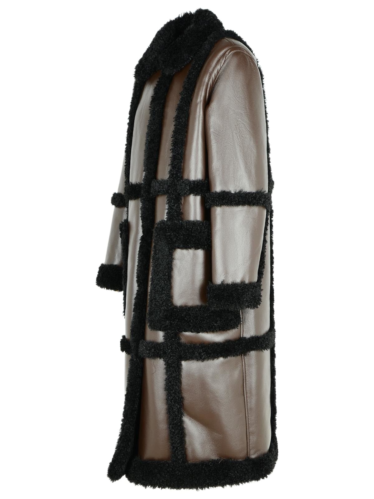 STAND STUDIO patrice Brown Polyurethane Coat