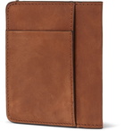 Brunello Cucinelli - Nubuck Bifold Cardholder - Brown