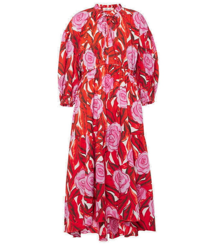 Photo: Diane von Furstenberg Artie floral cotton-blend midi dress