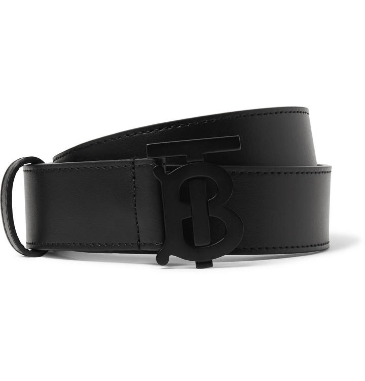 Photo: Burberry - 3cm Leather Belt - Black
