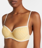 Eres Coconut striped bikini top