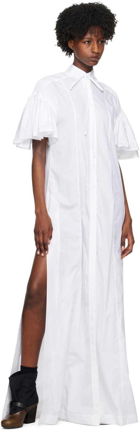 S.S.Daley White Buttoned Maxi Dress