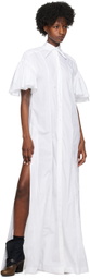 S.S.Daley White Buttoned Maxi Dress