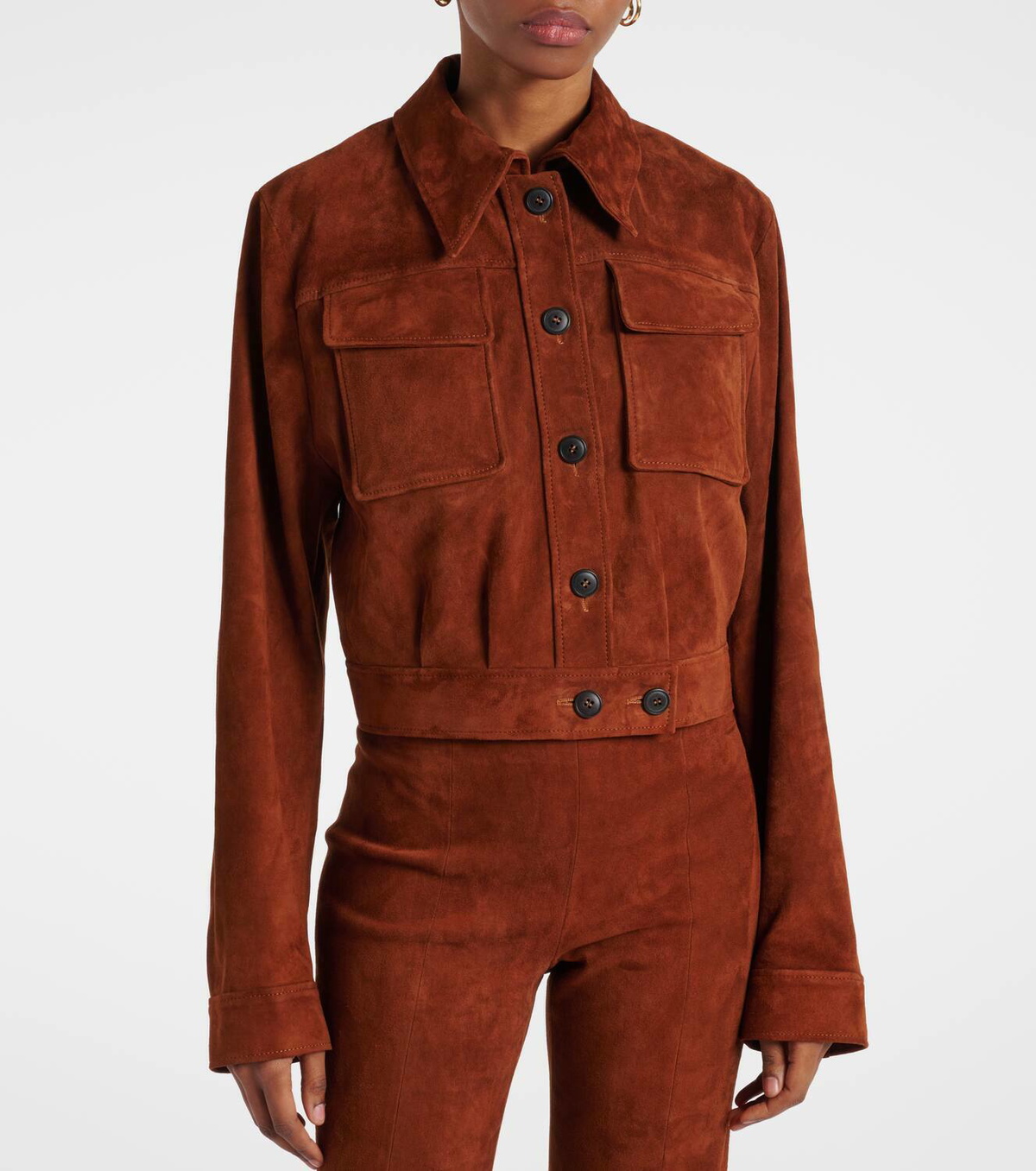 Stouls Leoncino cropped leather jacket