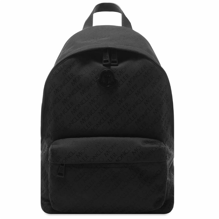 Photo: Moncler Men's Pierrick Repeat Logo Backpack in Black