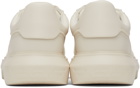 Emporio Armani White Printed Sneakers