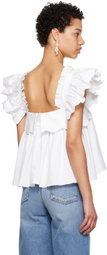 Kika Vargas White Anais Blouse
