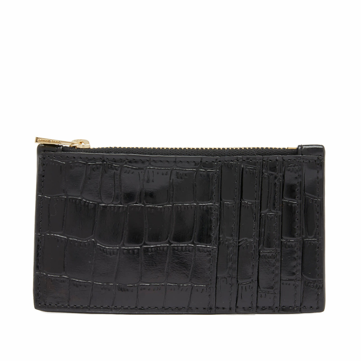Anine Bing Women's Lucy Card Holder in Black 