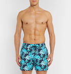 Vilebrequin - Moorise Slim-Fit Mid-Length Printed Swim Shorts - Navy