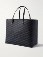 Balenciaga - Logo-Print Coated-Canvas Tote Bag