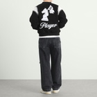 Rhude Men's Regista Bomber Jacket in Black/White/Gold