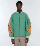 Incotex x Facetasm Colorblocked bomber jacket