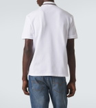 Versace Greca cotton piqué polo shirt