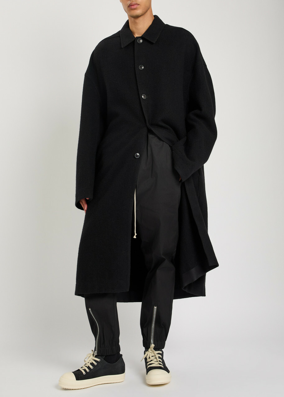 Rick Owens Tecuatl Stretch-cotton Trousers Black