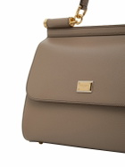 DOLCE & GABBANA Medium Sicily Dauphine Leather Bag
