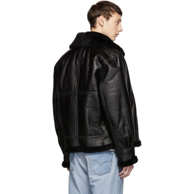 Schott hot sale shearling jacket