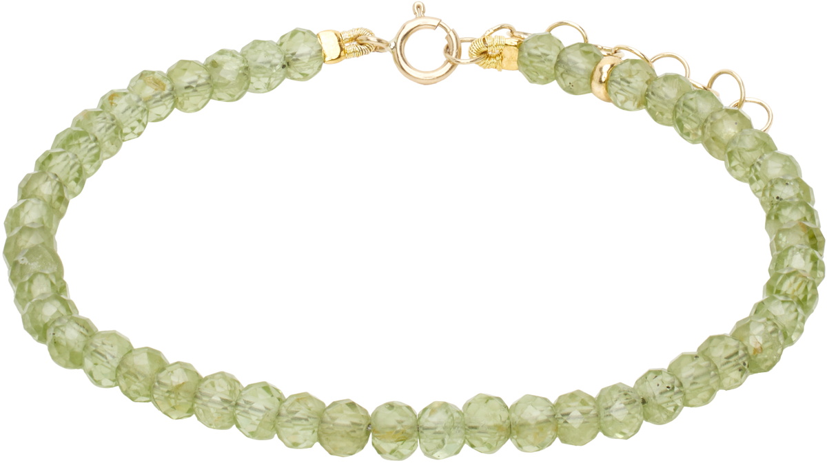 JIA JIA Green Birthstone August Peridot Bracelet